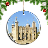 UK England London Tower of London Christmas Ornament