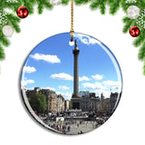 UK England London Trafalgar Square Christmas Ornament