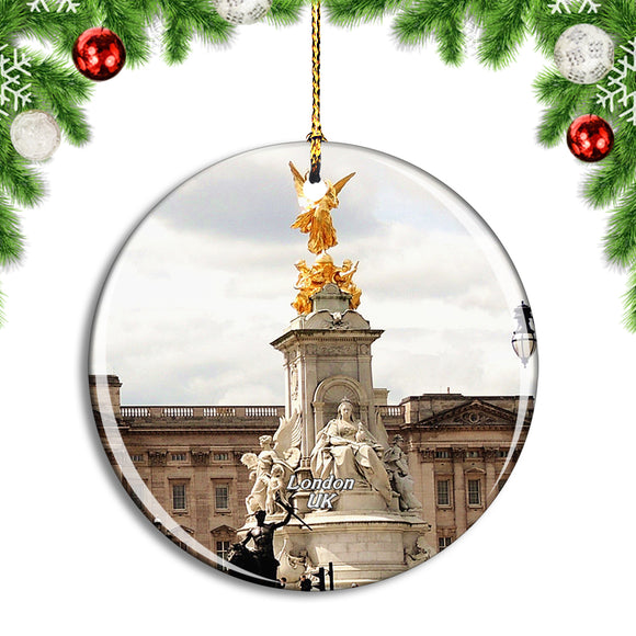 UK England London Victoria Memorial Christmas Ornament