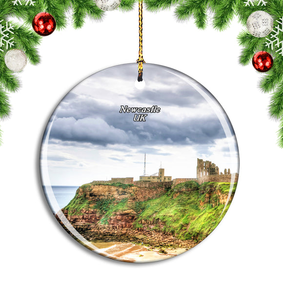 UK England Newcastle Castle Christmas Ornament