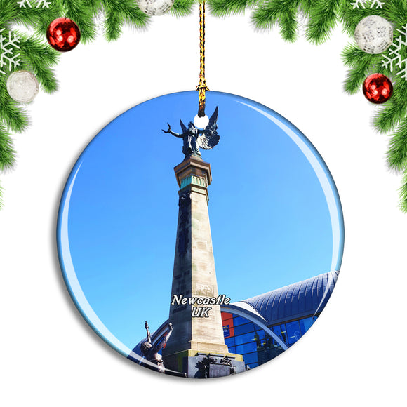 UK England Newcastle Grey's Monument Christmas Ornament