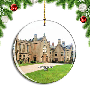 UK England Nottingham Newstead Abbey Christmas Ornament