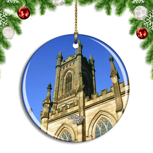 UK England Oldham St Mary's Church Christmas Ornament