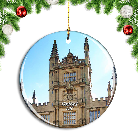 UK England Oxford Bodleian Library Christmas Ornament