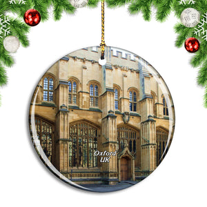 UK England Oxford Bodleian Library Christmas Ornament