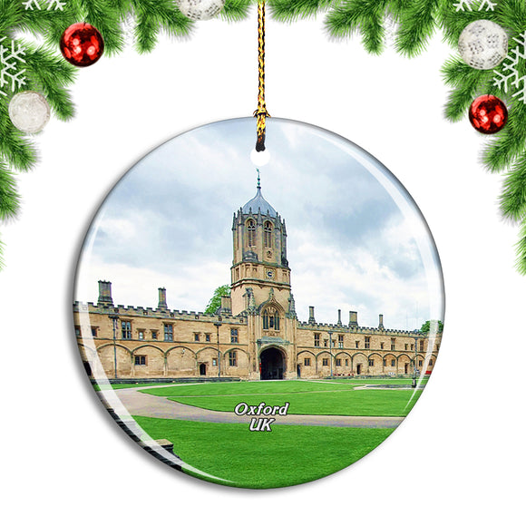 UK England Oxford Christ Church Tom Tower Christmas Ornament