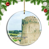 UK England Pembroke Castle Christmas Ornament