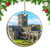 UK England Pembrokeshire St. Davids Cathedral Christmas Ornament