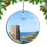 UK England Plymouth Bay Christmas Ornament