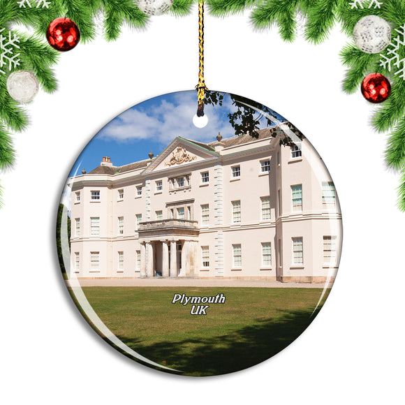 UK England Plymouth Saltram House Christmas Ornament