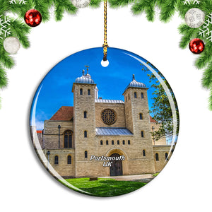 UK England Portsmouth Cathedral Christmas Ornament