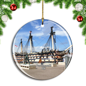 UK England Portsmouth HMS Victory Christmas Ornament