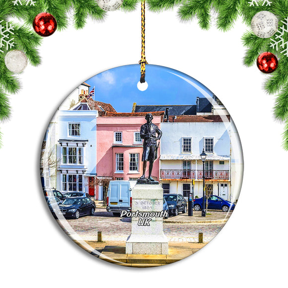 UK England Portsmouth Old Town Christmas Ornament