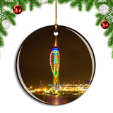 UK England Portsmouth Spinnaker Tower Christmas Ornament