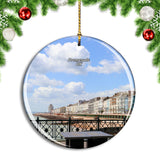 UK England Promenade Hastings Pier Christmas Ornament