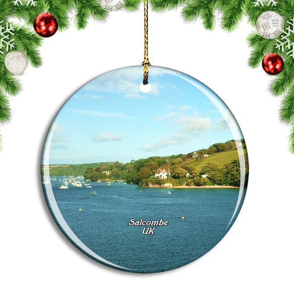 UK England Salcombe Christmas Ornament