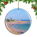 UK England St Andrews Beach Christmas Ornament