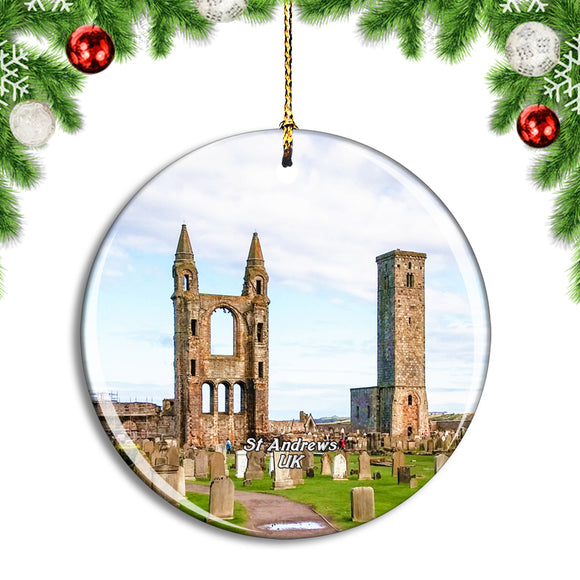 UK England St Andrews Cathedral Christmas Ornament