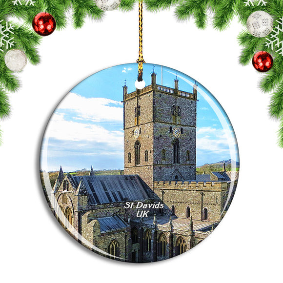 UK England St Davids Cathedral Christmas Ornament