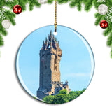 UK England Stirling Wallace Monument Christmas Ornament