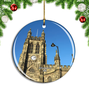 UK England Stockport Church Christmas Ornament