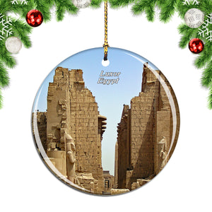 Egypt Luxor Temple Christmas Ornament