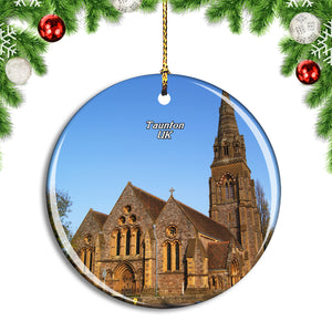 UK England Taunton Church Christmas Ornament