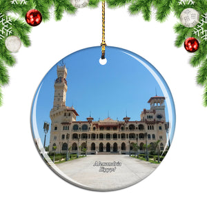 Egypt Montazah Palace Gardens Alexandria Christmas Ornament