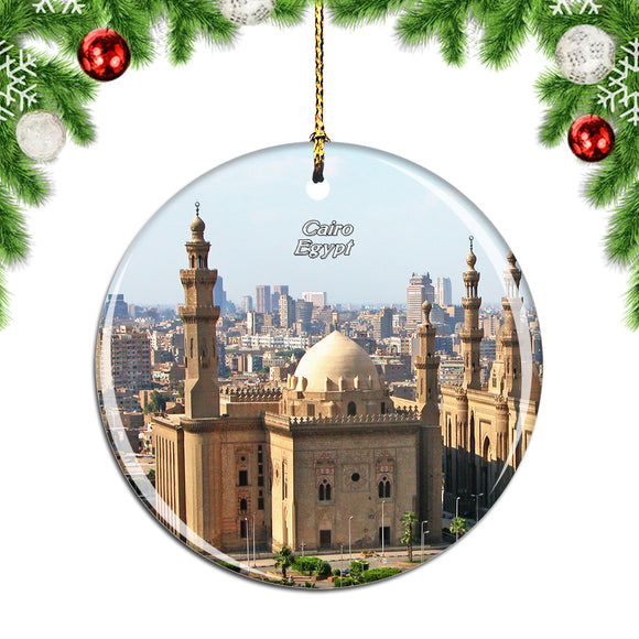 Egypt Mosque of Cairo Christmas Ornament