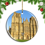 UK England Wells Cathedral Christmas Ornament