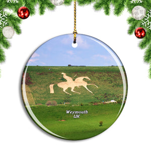 UK England Weymouth Horse Christmas Ornament