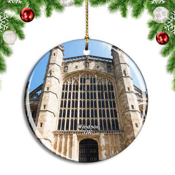 UK England Windsor St. George's Chapel Christmas Ornament