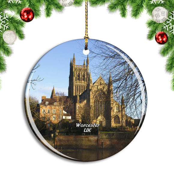 UK England Worcester Cathedral Christmas Ornament