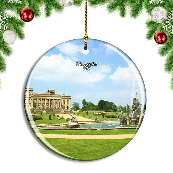 UK England Worcester Witley Court & Gardens Christmas Ornament