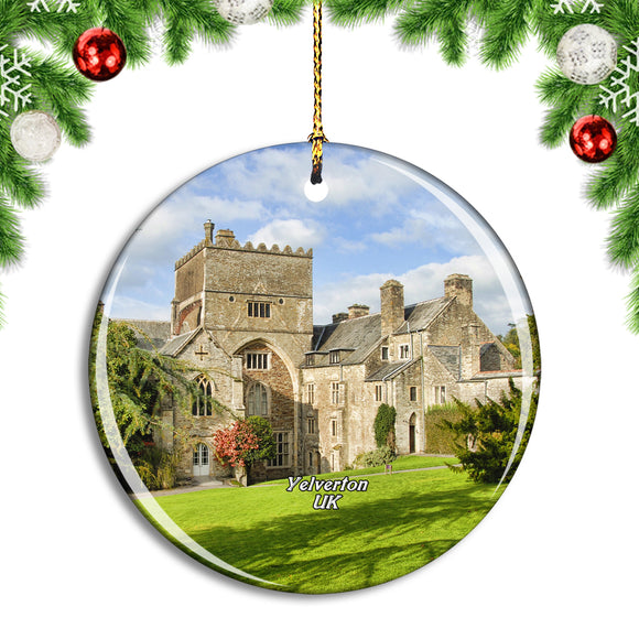 UK England Yelverton Buckland Abbey Christmas Ornament