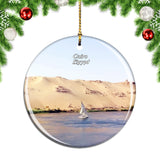 Egypt River Nile Cairo Christmas Ornament