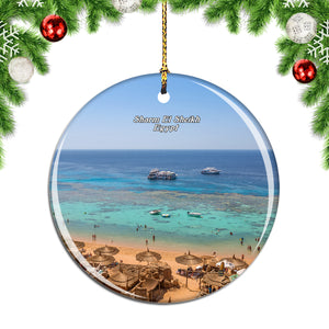 Egypt Sharm El Sheikh Christmas Ornament