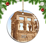 Egypt Temple of Philae Aswan Christmas Ornament