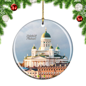 Finland Helsinki Cathedral Christmas Ornament