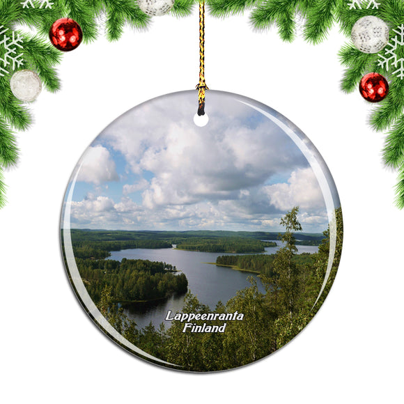 Finland Saimaa Lake Lappeenranta Christmas Ornament