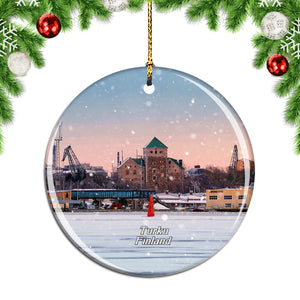 Finland Turku Castle Christmas Ornament