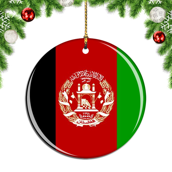 Flag Afghanistan Christmas Ornament