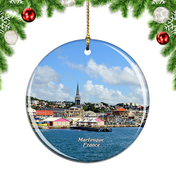 Fort De France Martinique Christmas Ornament