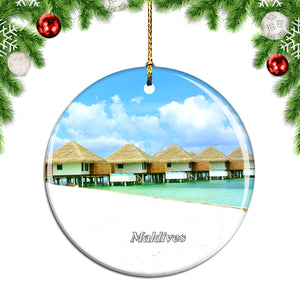 Lily Beach Resort Maldives Christmas Ornament