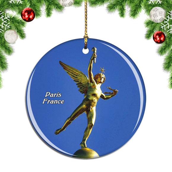 France Bastille Paris Christmas Ornament