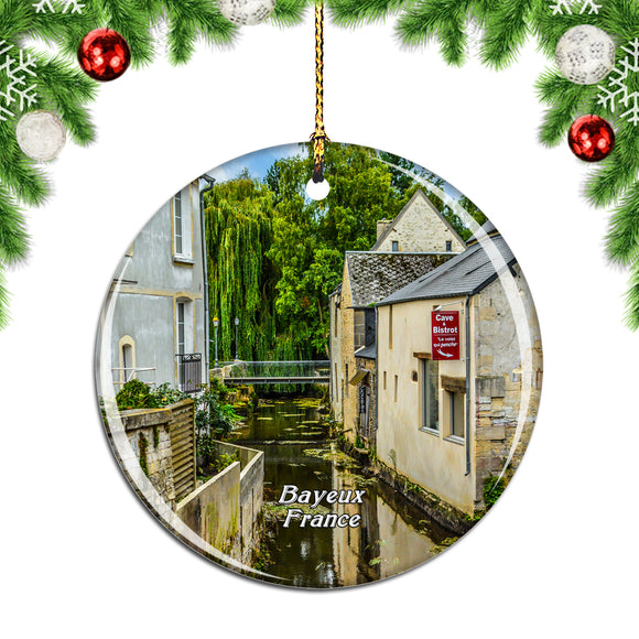 France Bayeux Christmas Ornament