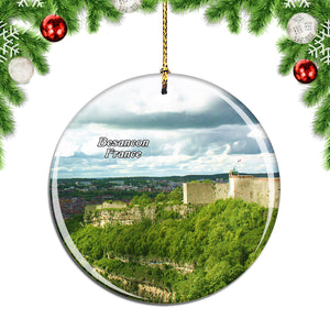 France Besancon Castle Christmas Ornament