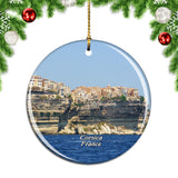 France Bonifacio Corsica Christmas Ornament