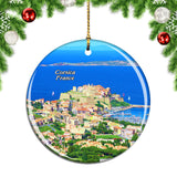 France Calvi, Corsica Christmas Ornament