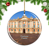 France Capitol square Toulouse Christmas Ornament